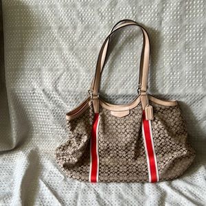 Coach tote, like new, barely used